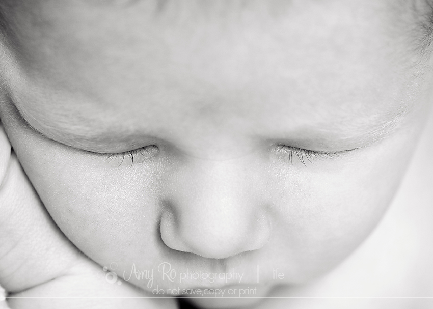 Eyelash newborn shot