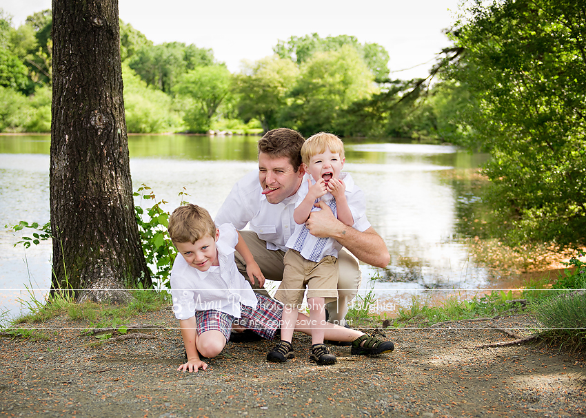 Silly family photo