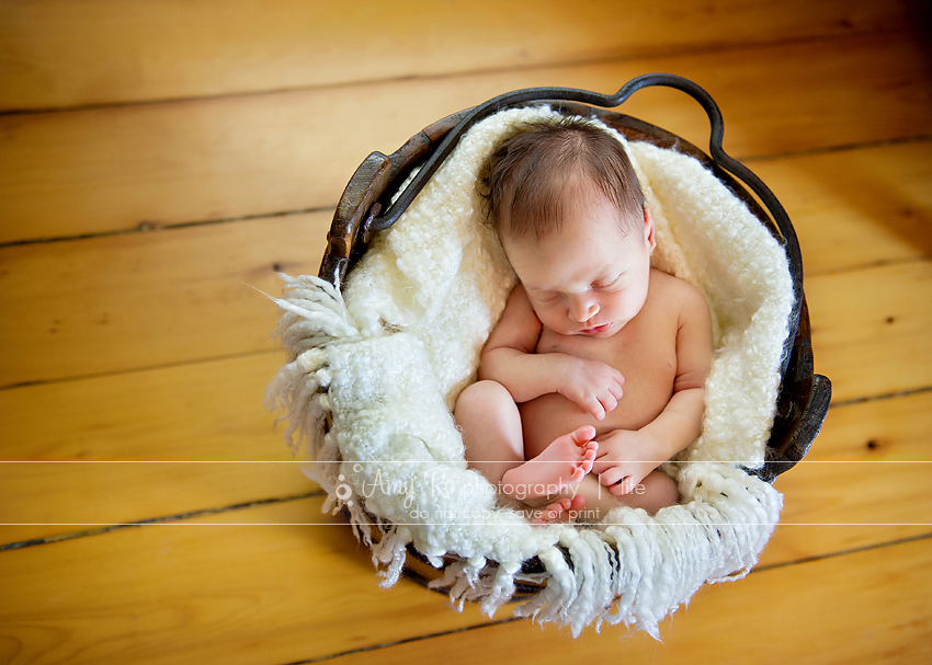 Newborn in girl, Massachusetts Newborn Photography