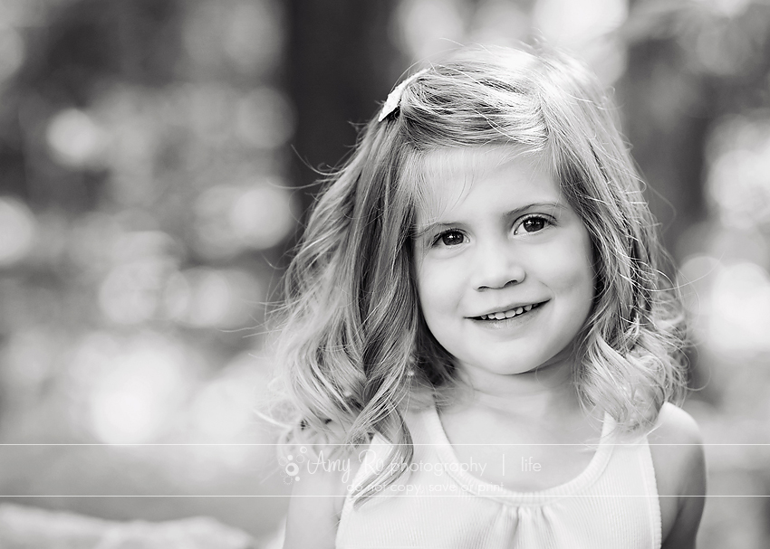 East Greenwich, black and white portrait of little girl