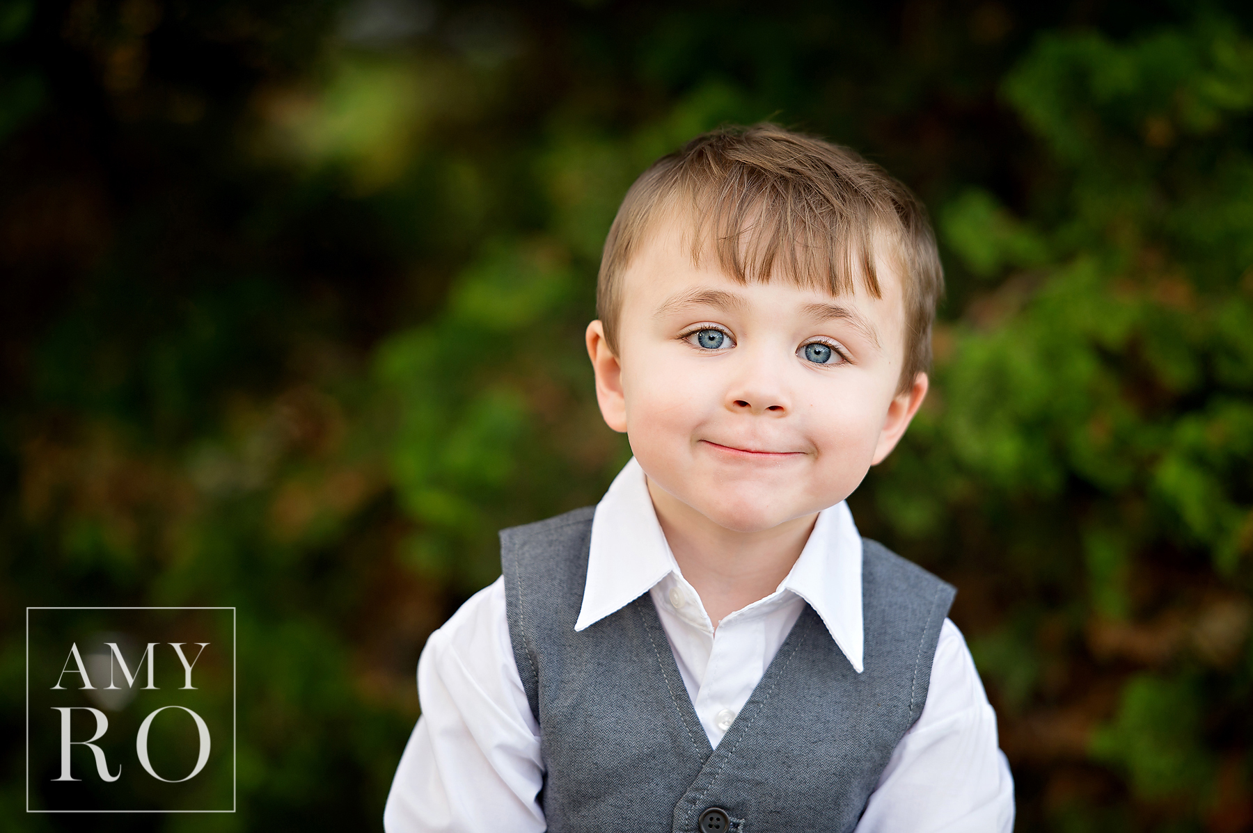 Color image of little boy during family photography session in Rhode Island