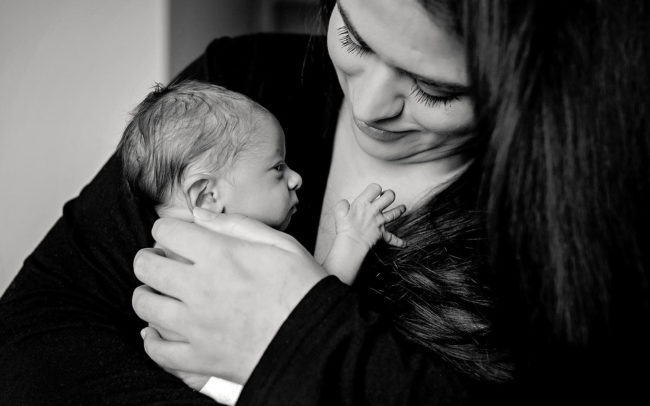 Rhode Island Newborn hospital photography