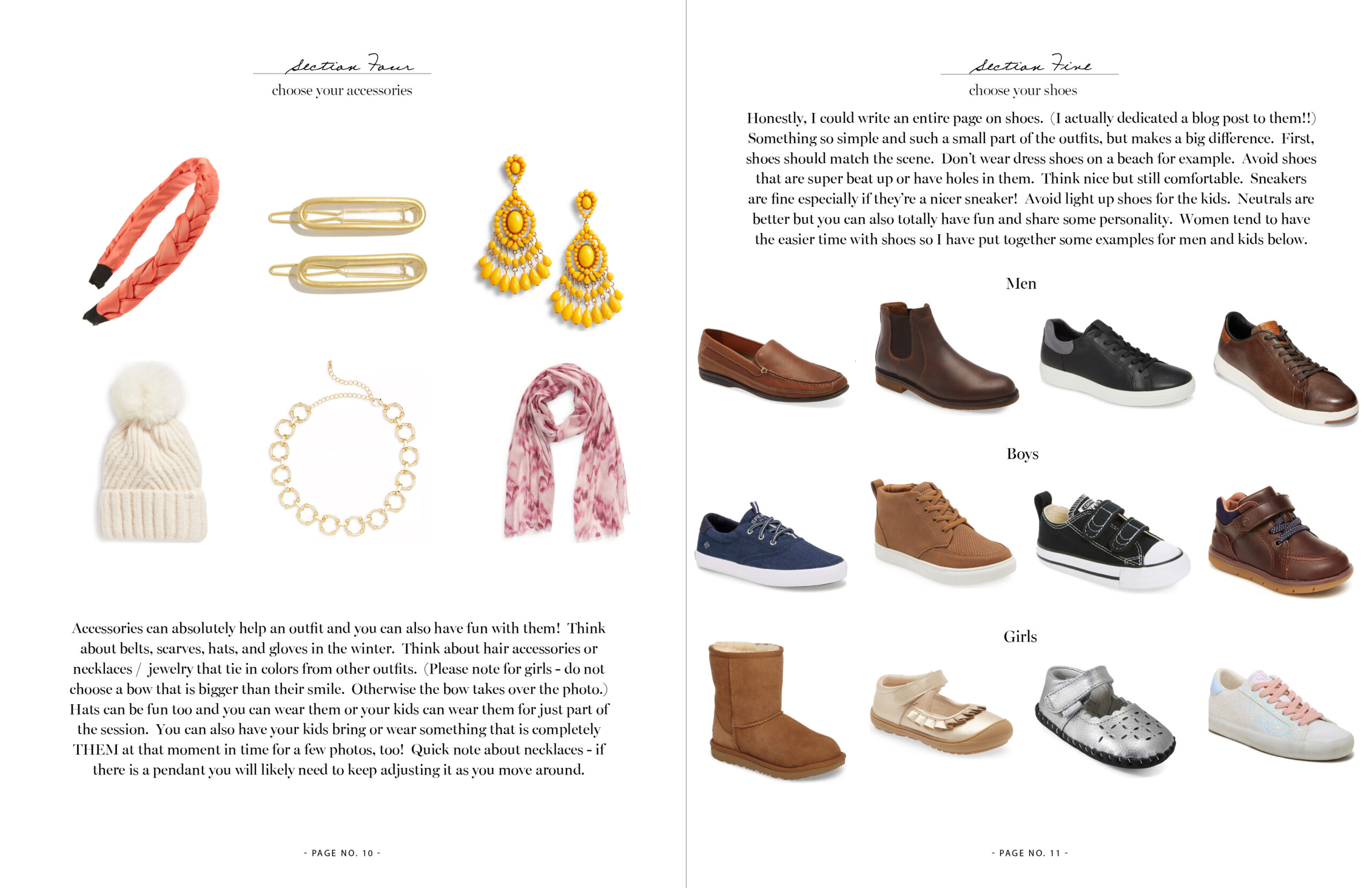 What to Wear for Family Photos Accessories and Shoes