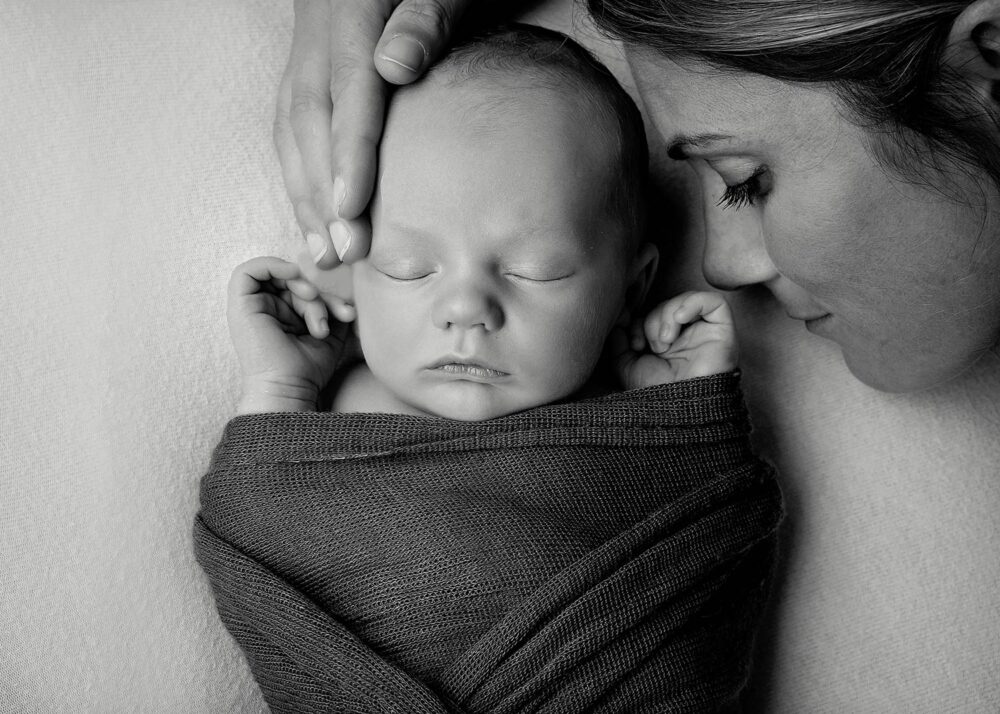 Mother baby newborn photographer rhode island