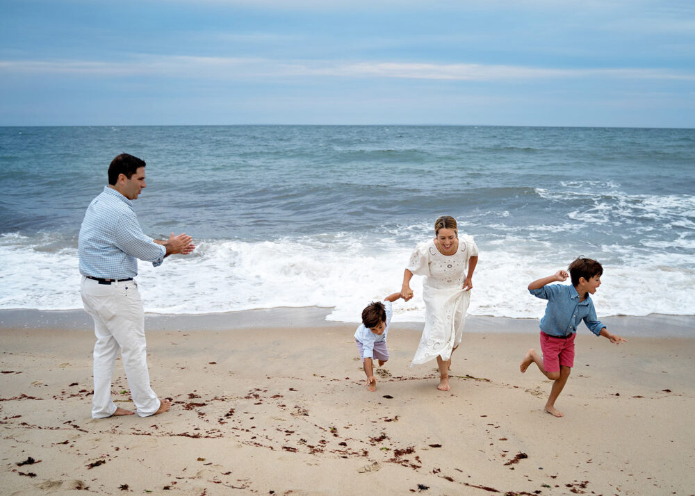 Rhode Island family photos on the beach