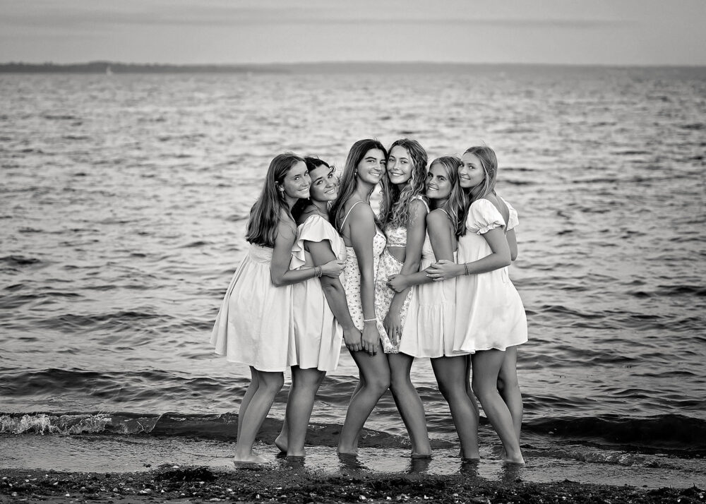 East Greenwich High school senior friends photoshoot