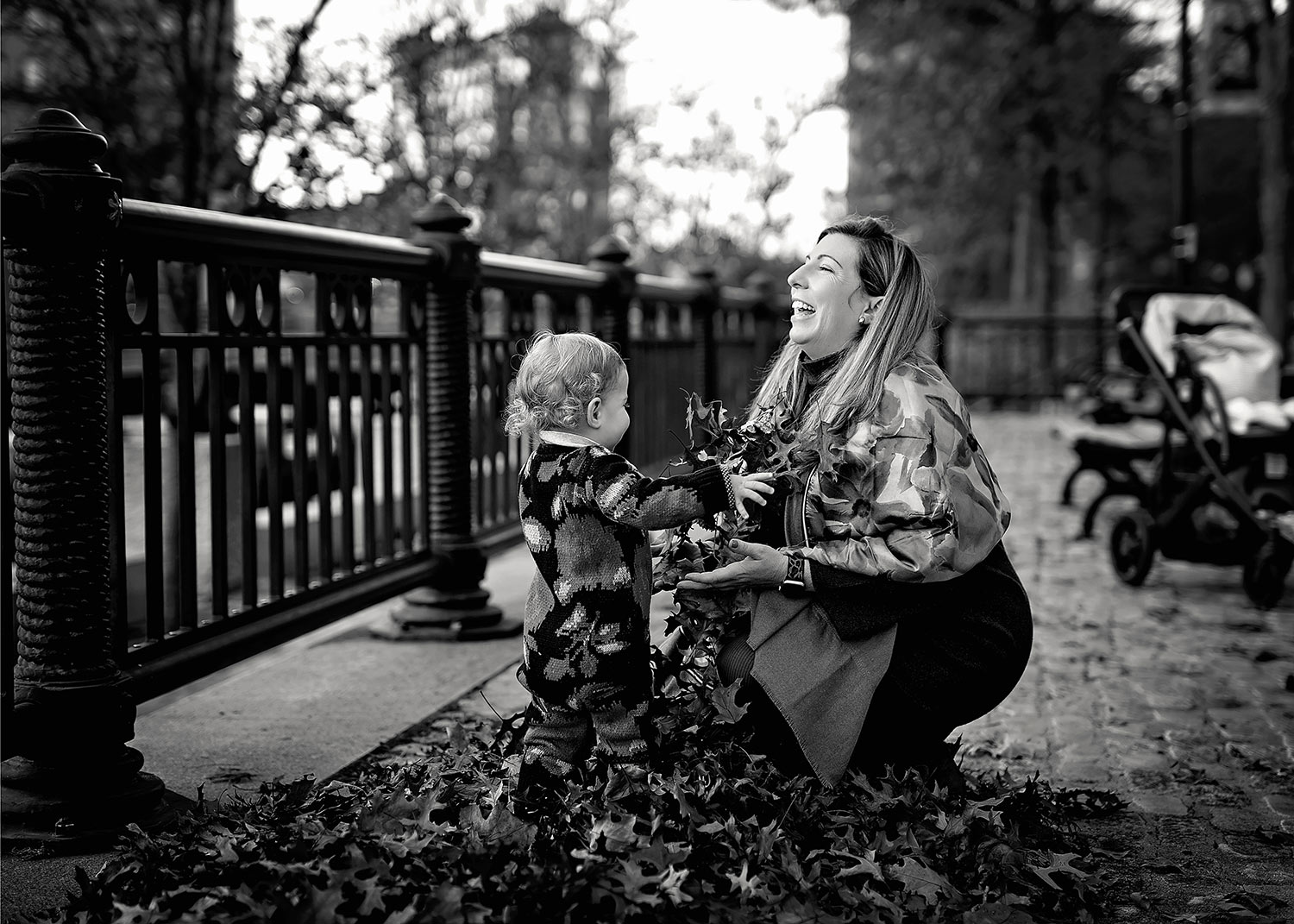 Downtown Providence River family photos