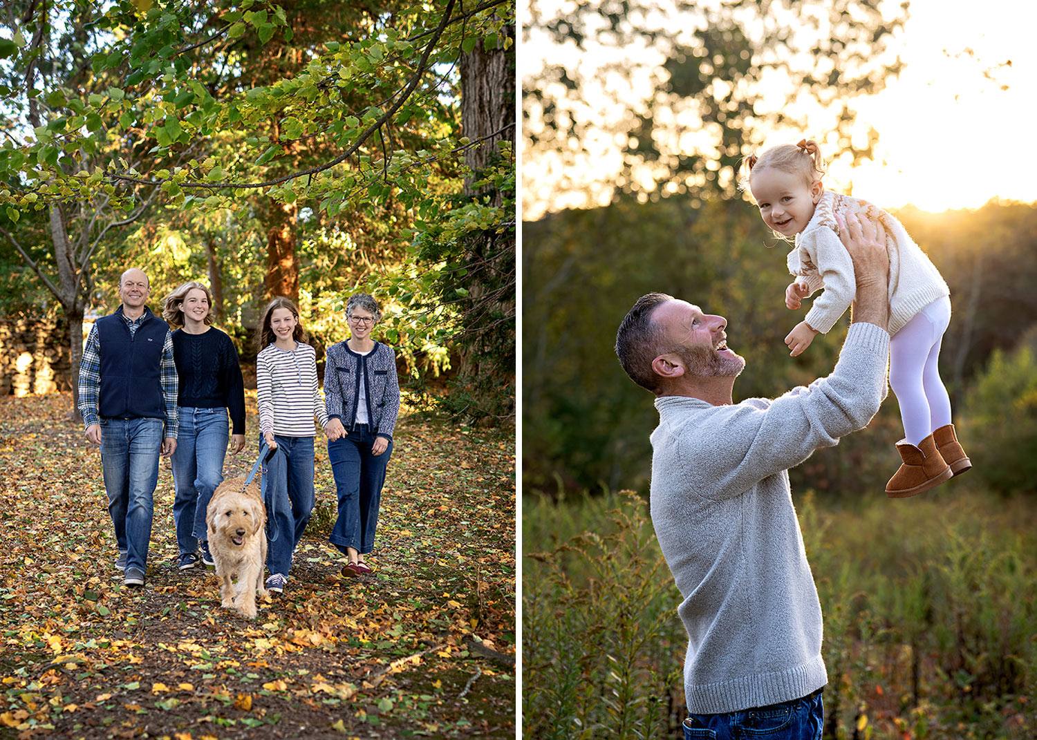 Family images in Rhode Island fall