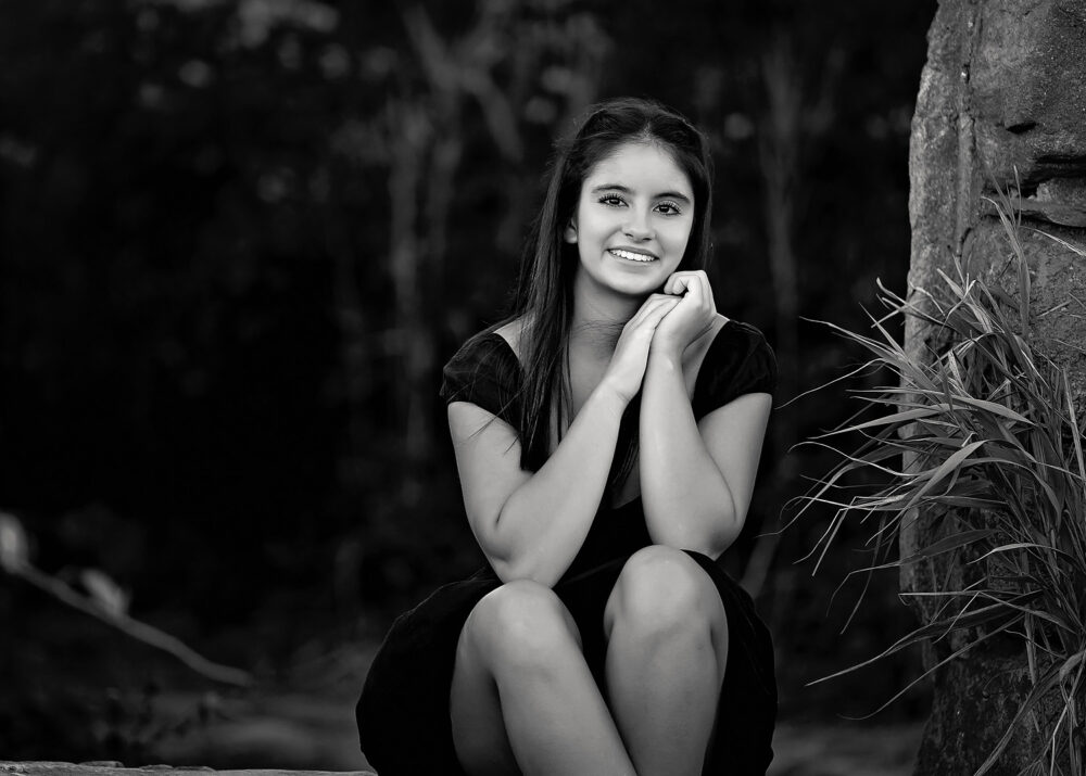 Black Rock Ruins senior photos girl Rhode Island