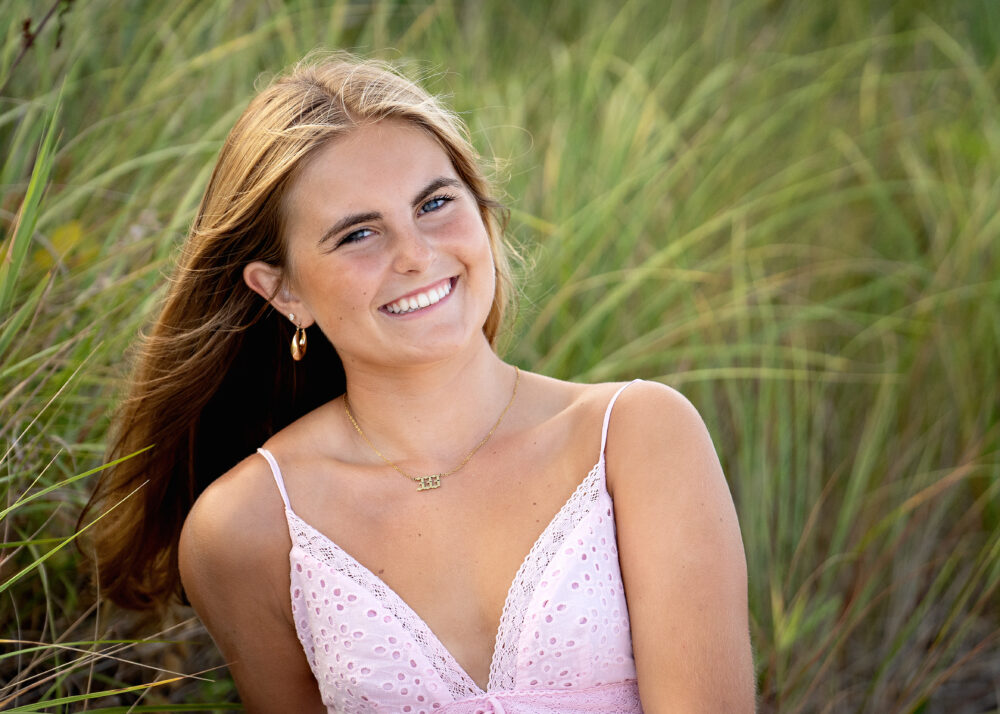 East Greenwich Senior Beach session grasses