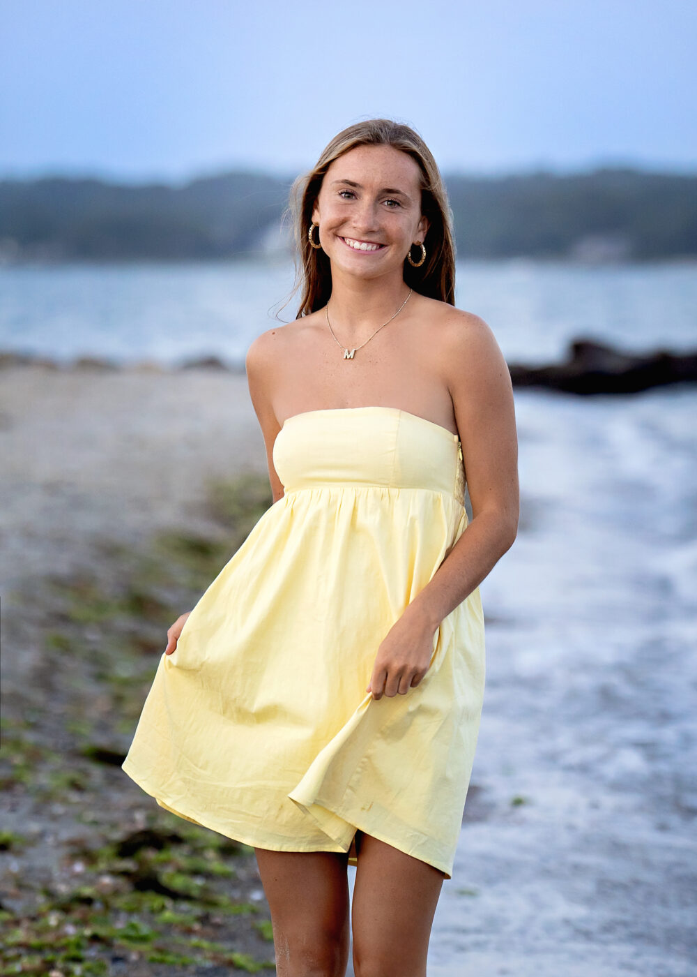 East Greenwich senior beach portraits