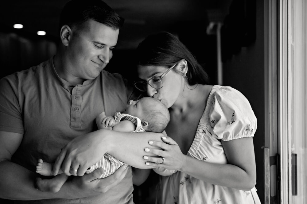 Newborn photos in the home in South Kingstown Rhode Island