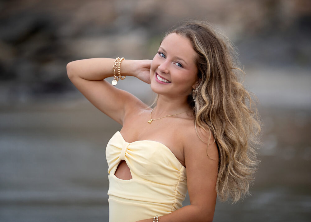 Senior girls beach Rhode Island